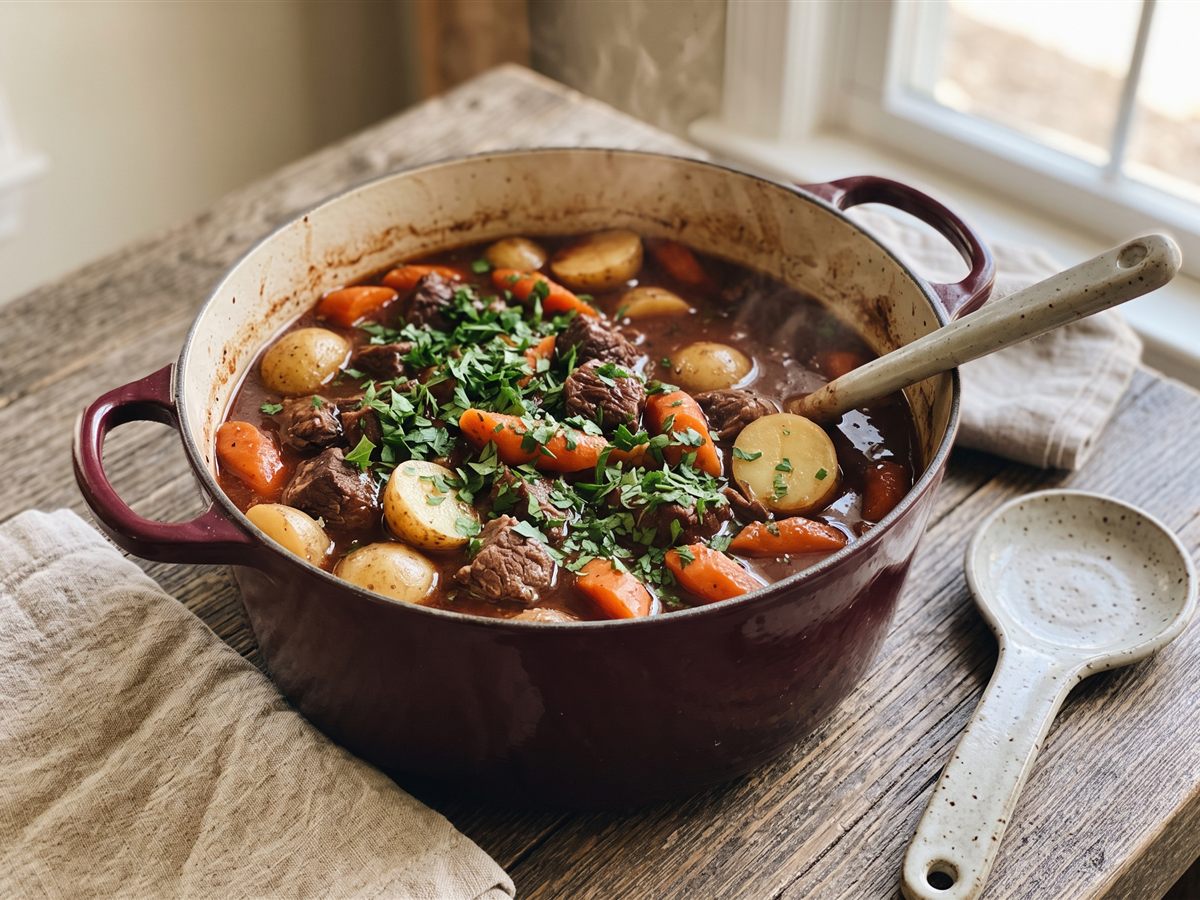 Beef Stew with Carrots & Potatoes