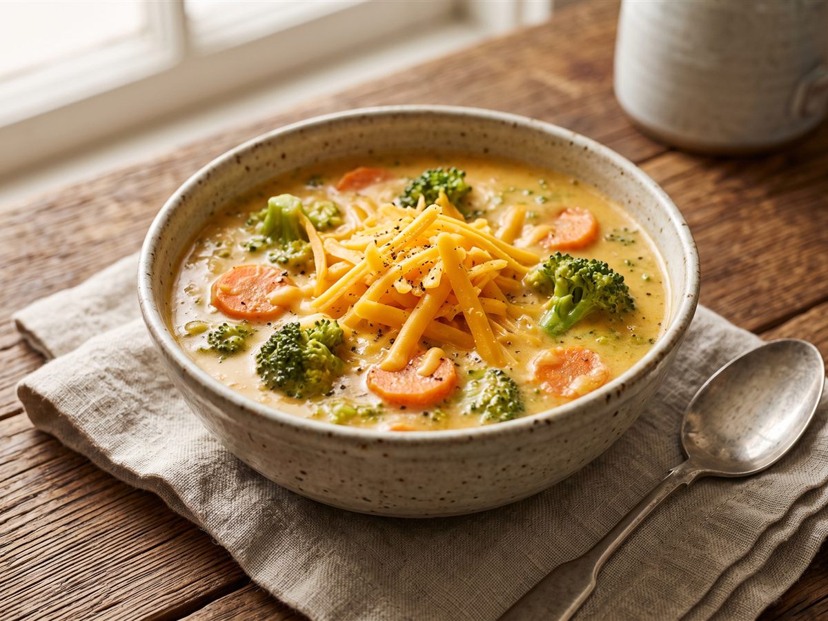 The Best Broccoli Cheddar Soup