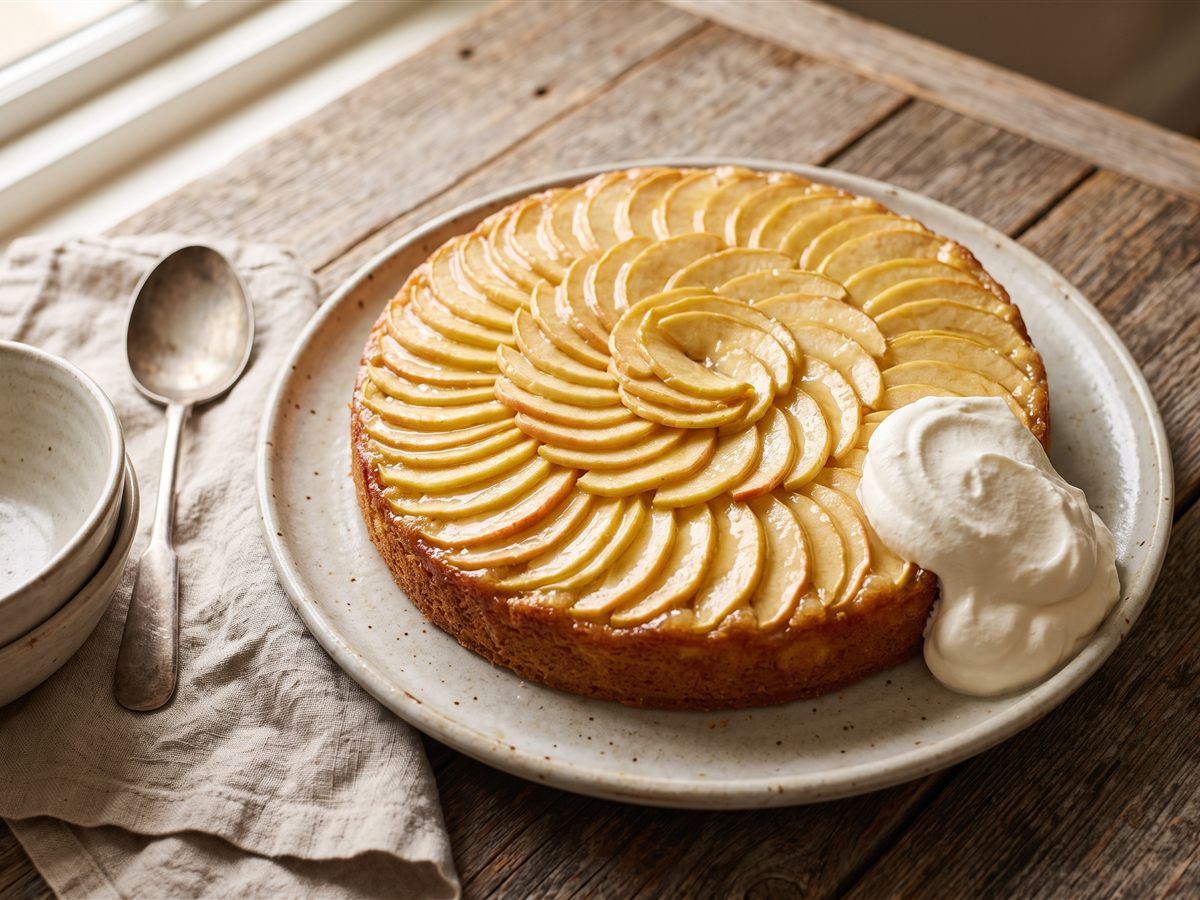 Buttery German Apple Cake