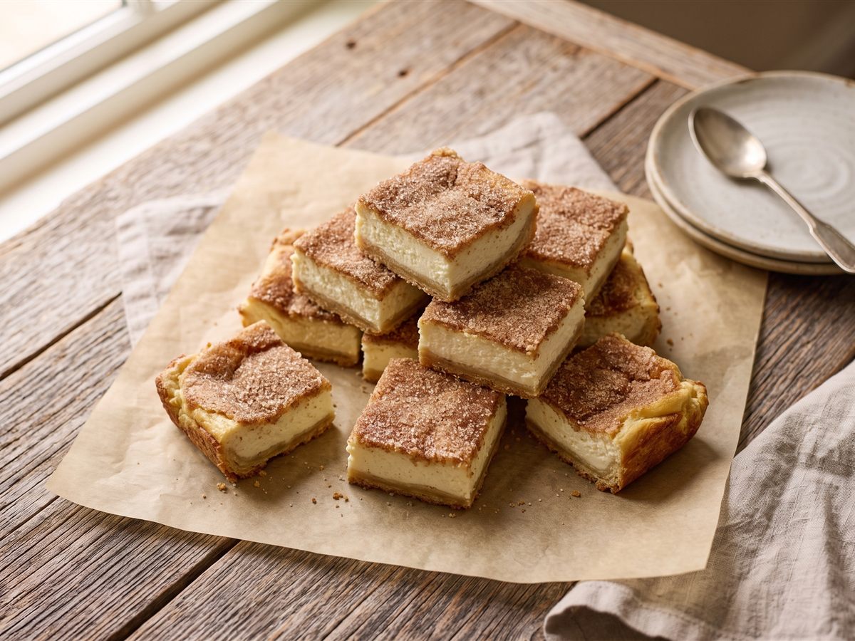 Churro Cheesecake Bars