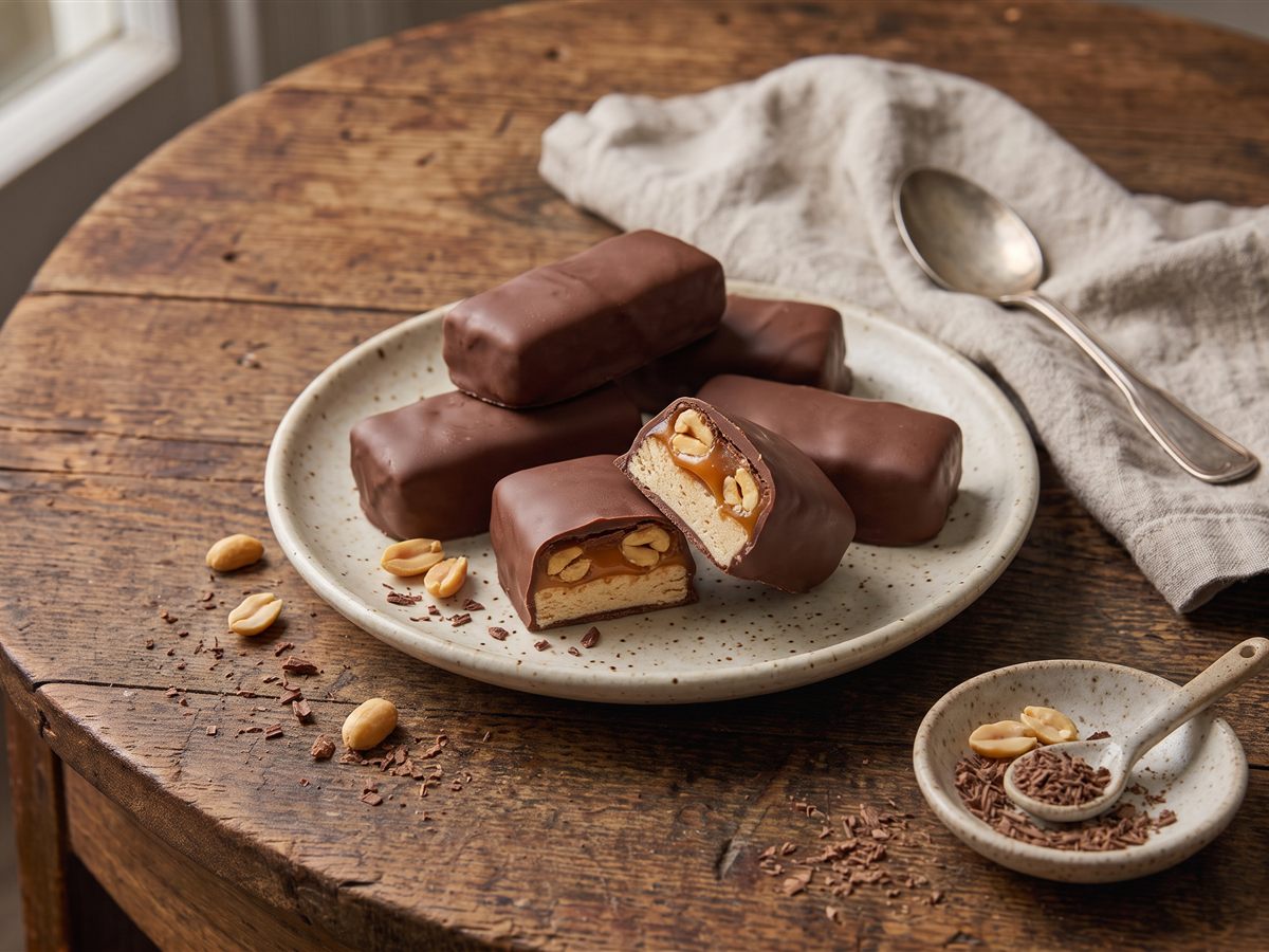 Homemade Snickers Bars