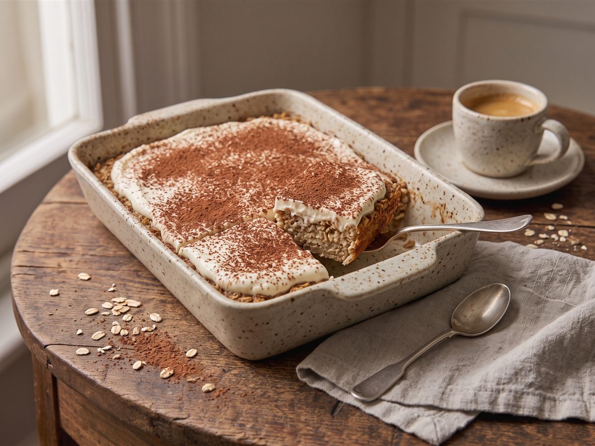 Tiramisu Baked Oats