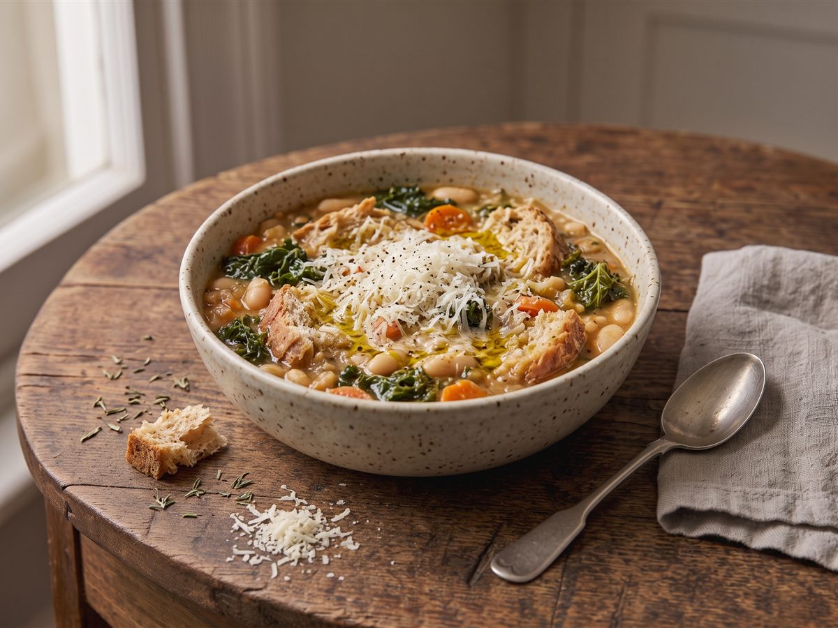 Tuscan White Bean Stew (Ribollita)